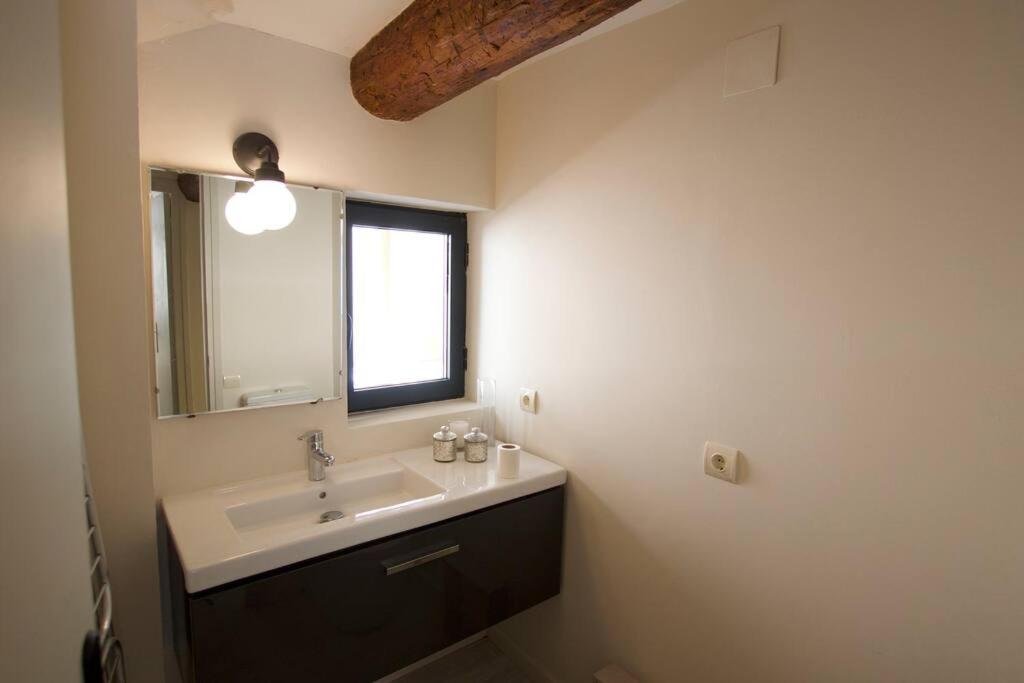 Apartament Central Amb Terrassa Alp Exteriér fotografie